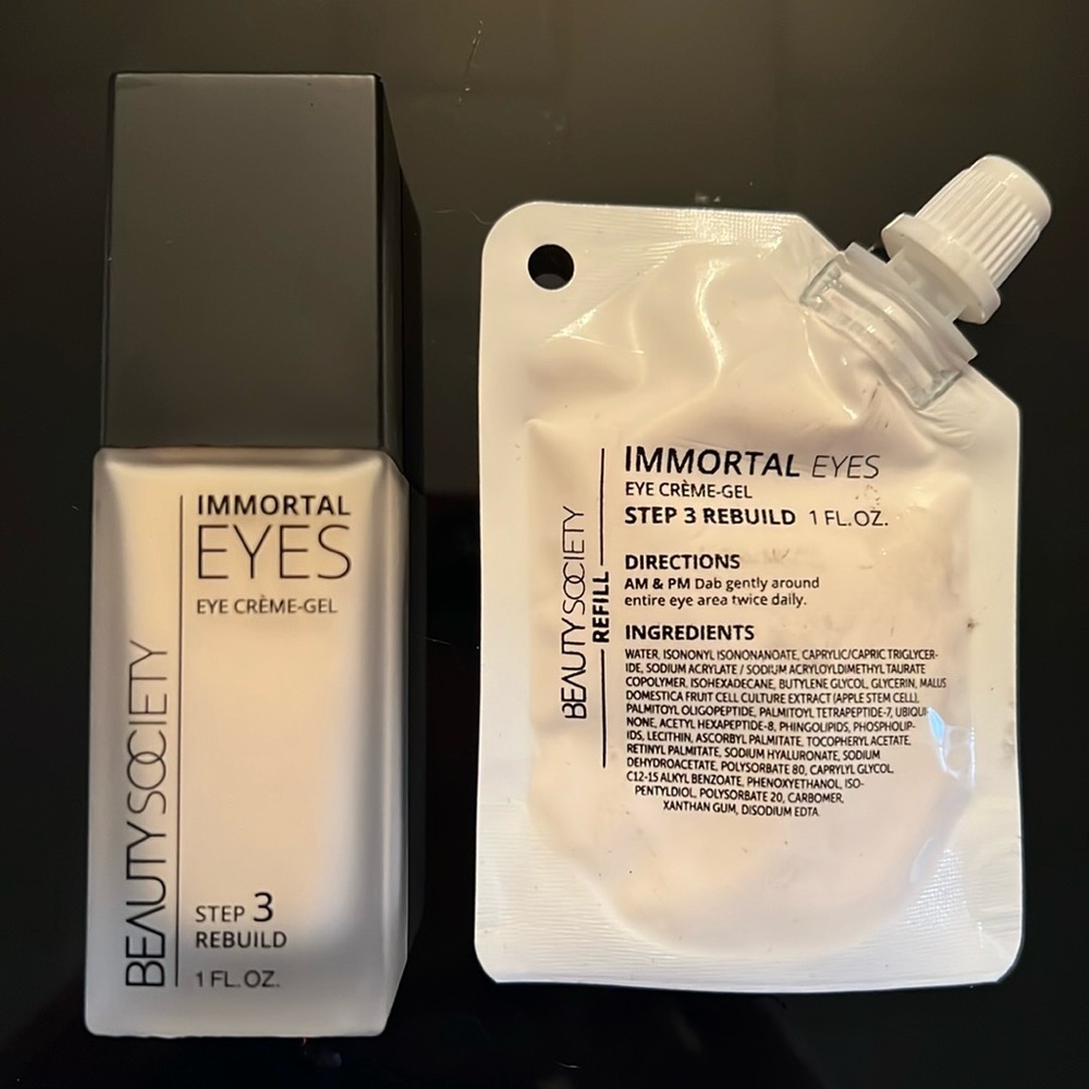 Beauty Society Immirtal Eyes crème gel- full w/refill